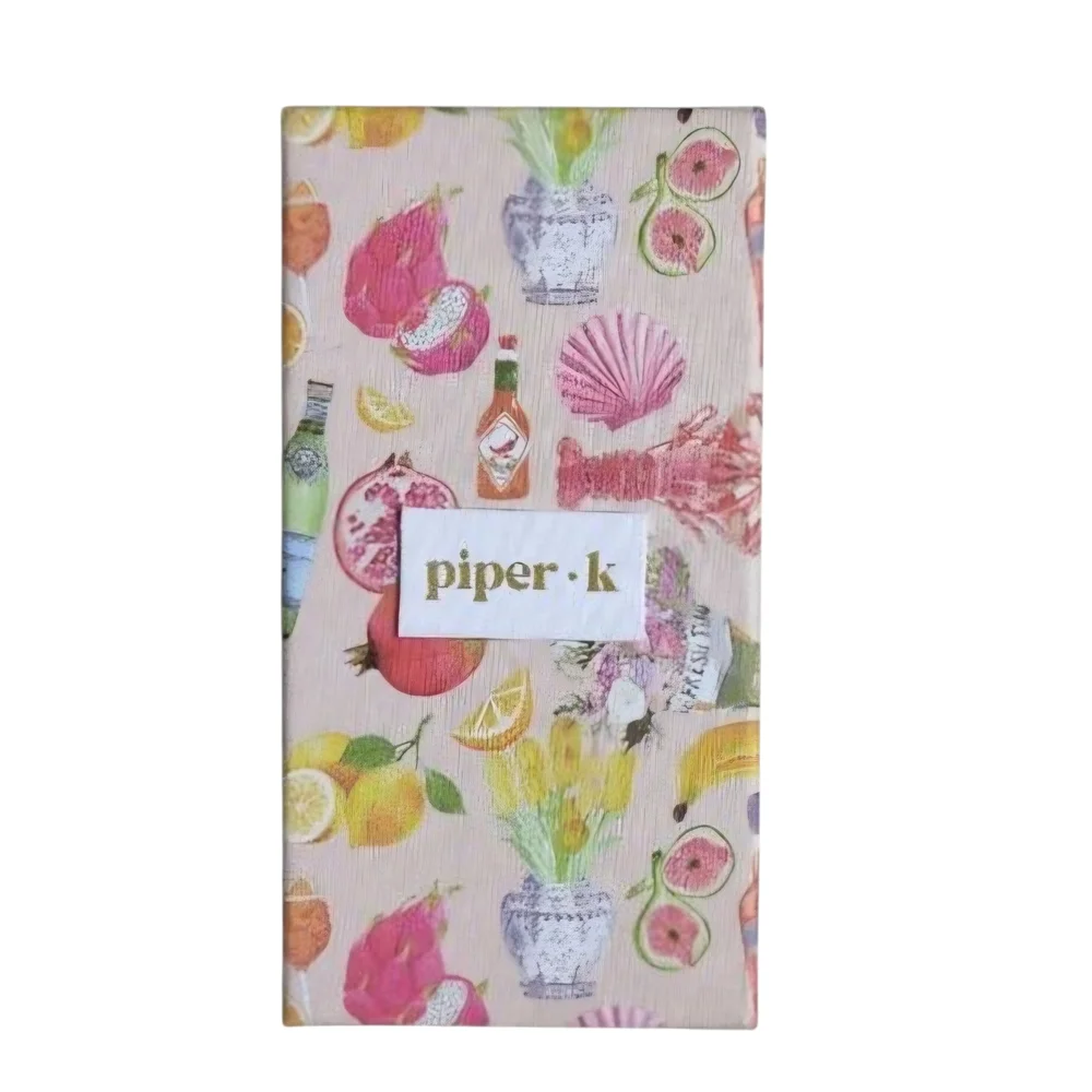 Piper K Orange La Dolce Vita Bag Charm Keychain